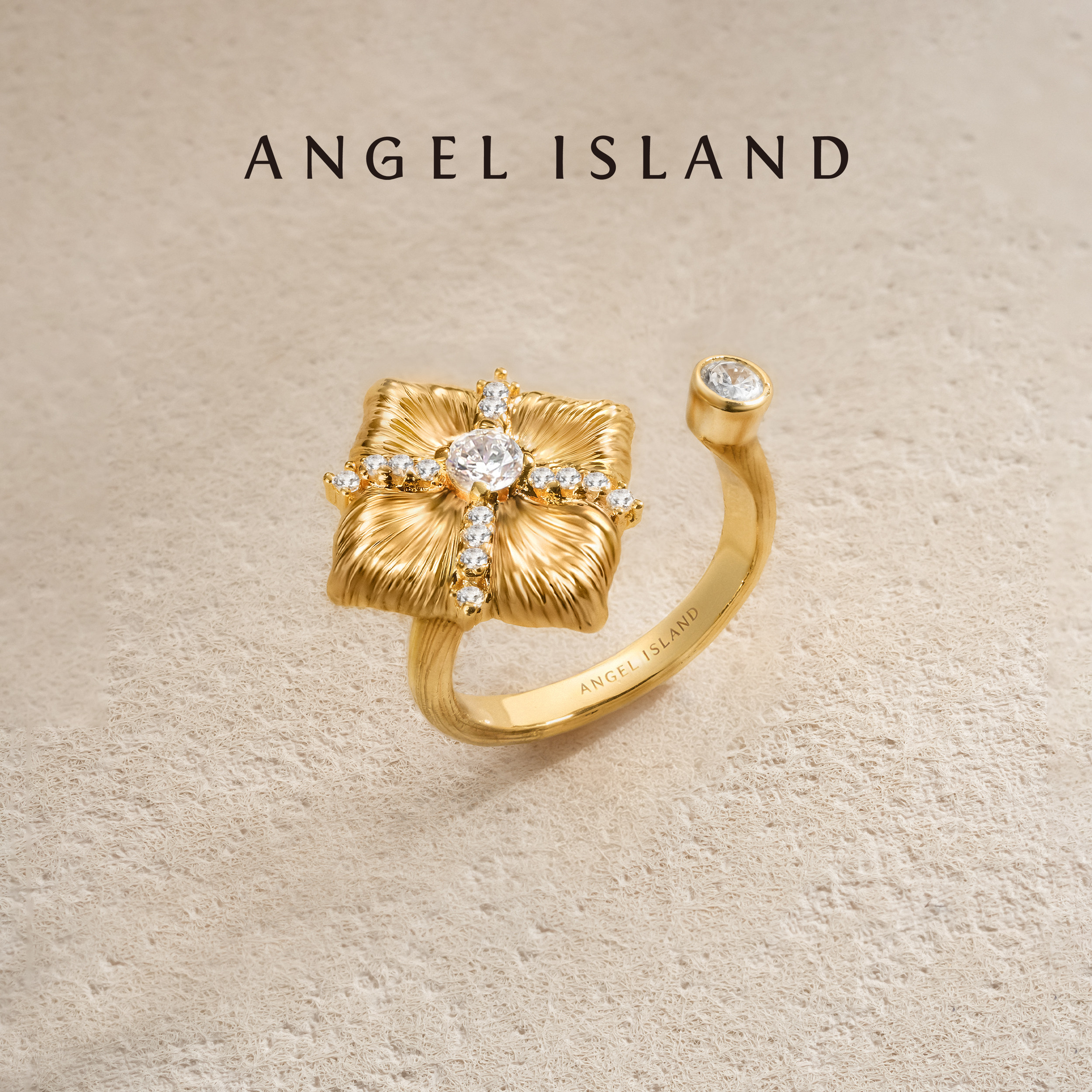 「小方糖」设计感戒指女 精致开口戒ANGEL ISLAND天使岛 2026新款图片