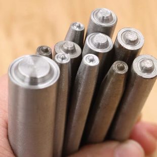 12MM气眼冲子开口冲反口冲铆钉工具半空心铆钉冲子翻边卷边模 1.0