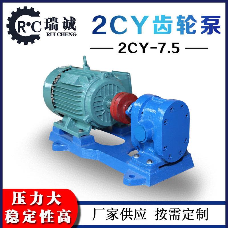 厂家供应2CY-7.5型大流量高压增压齿轮输油泵机械