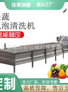多功能气泡清洗机土豆辣椒高压喷淋304不锈钢材质