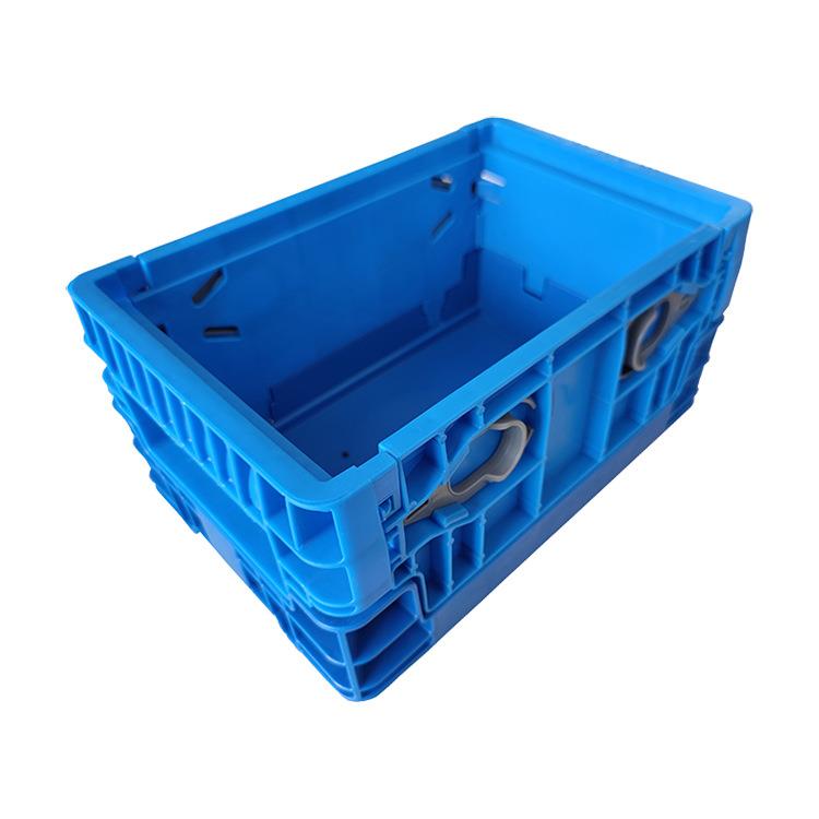 KLTF3147平底折叠周转箱欧标尺寸300*200*148物流箱加厚底塑料箱