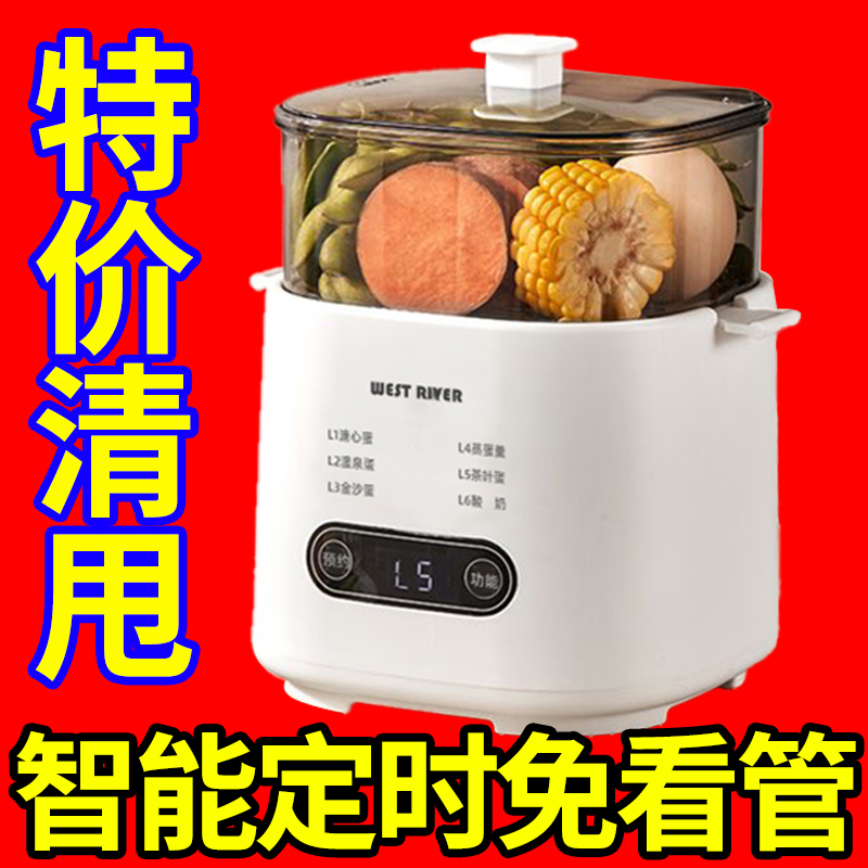 智能全自动断电蒸蛋器煮蛋器家用小型多功能煮蛋神器定时包子机