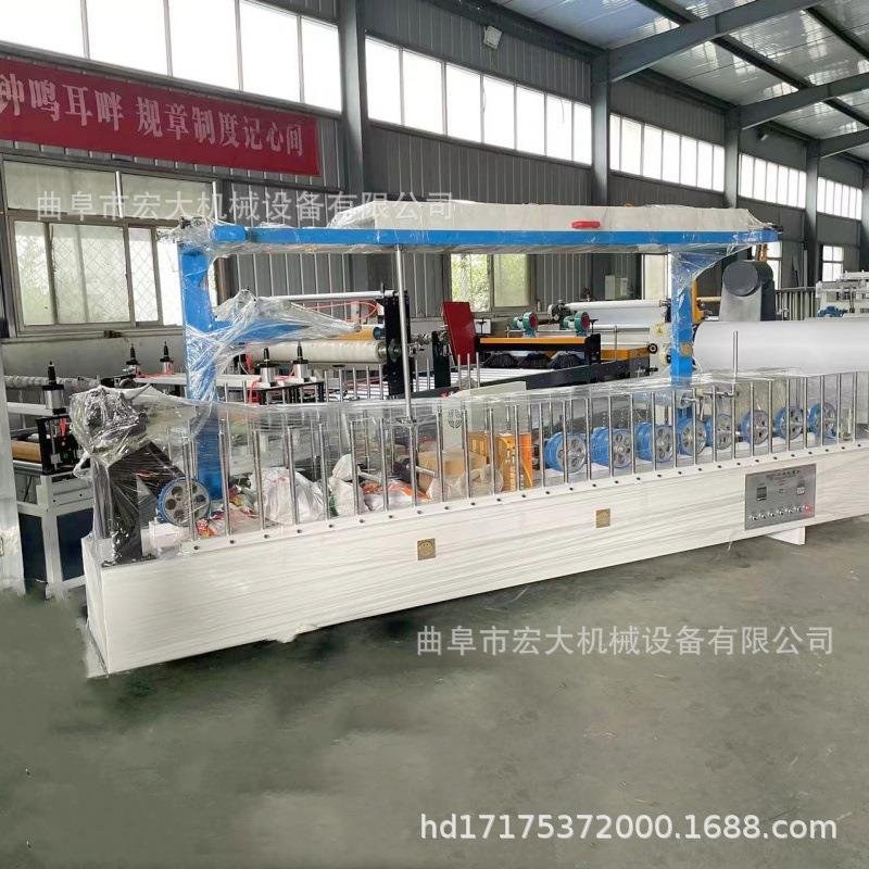 包房护墙板格栅包覆机 木饰面大板覆膜机 1300型冷胶自动包边平贴