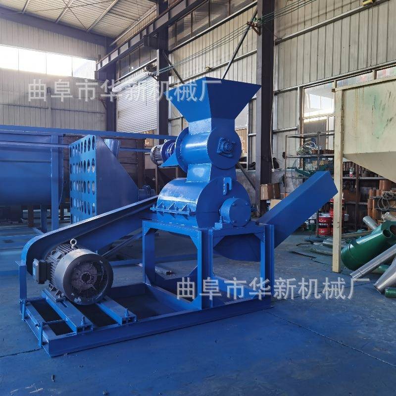 果木树枝湿木材粉碎机高湿大方口菌菇渣破碎机木渣细碎机产量高