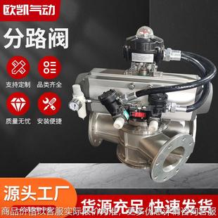 物料输送三通阀 厂家供应分路阀 粉体不锈钢分路阀