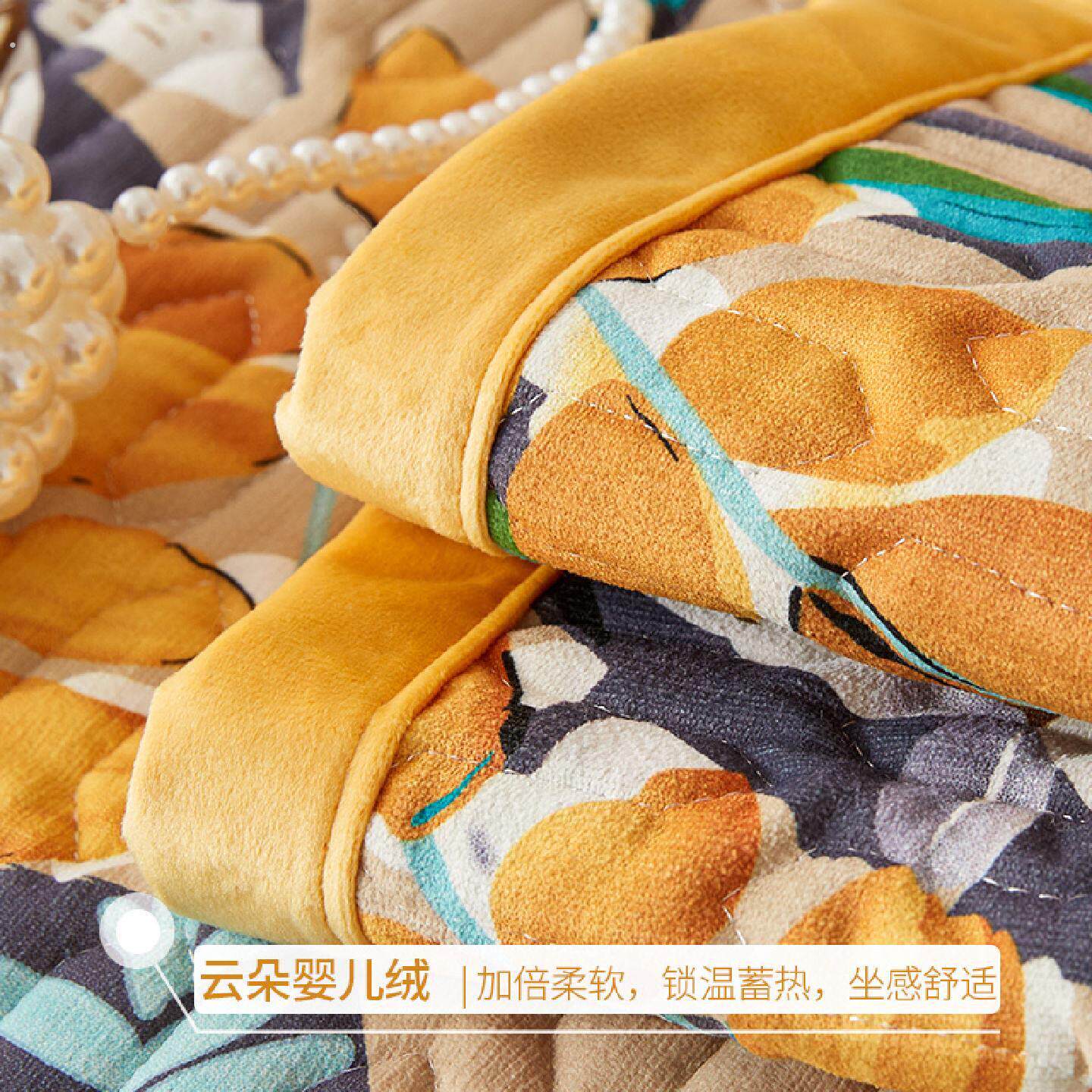 电动功能沙发垫田园单人位防滑垫子皮沙发专用套罩透气美甲椅坐垫