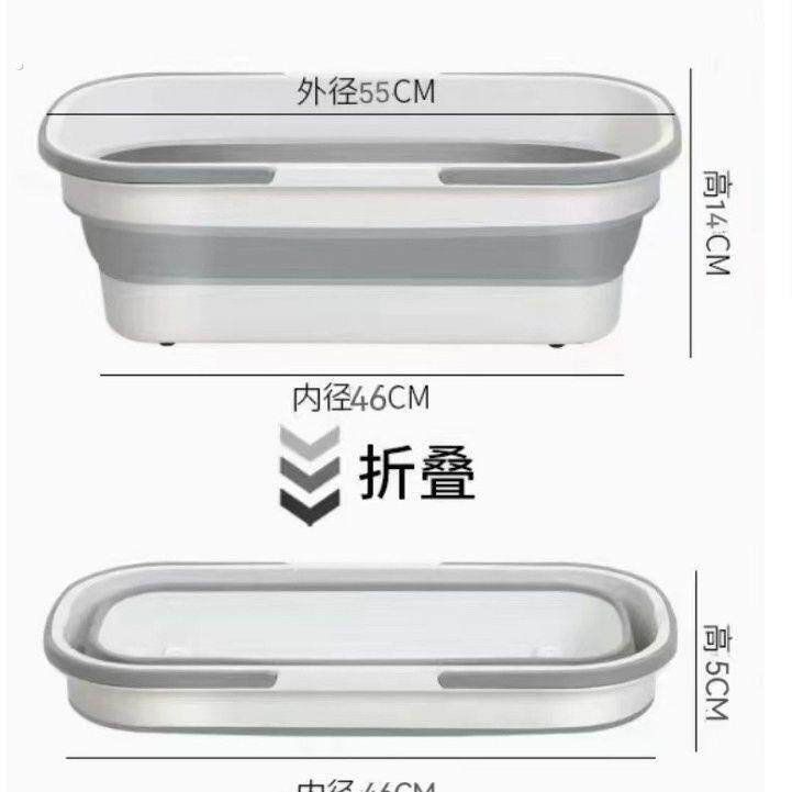 特厚耐用 清洁拖把桶 加深大口径 长方形拖地桶 宝宝洗澡盆宠物折