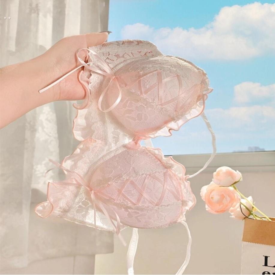 【纯欲胸】蕾丝内衣女聚拢小胸显大女士胸罩性感文胸2025新款爆款