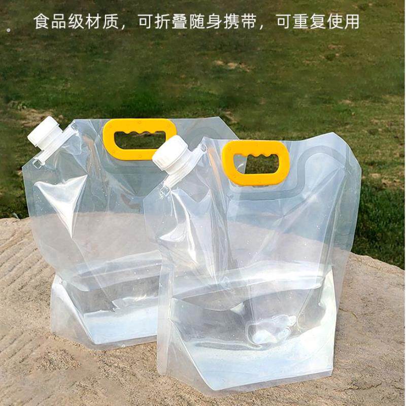 户外储水袋登山旅游露营塑料软体蓄水囊装水桶便携折叠水袋