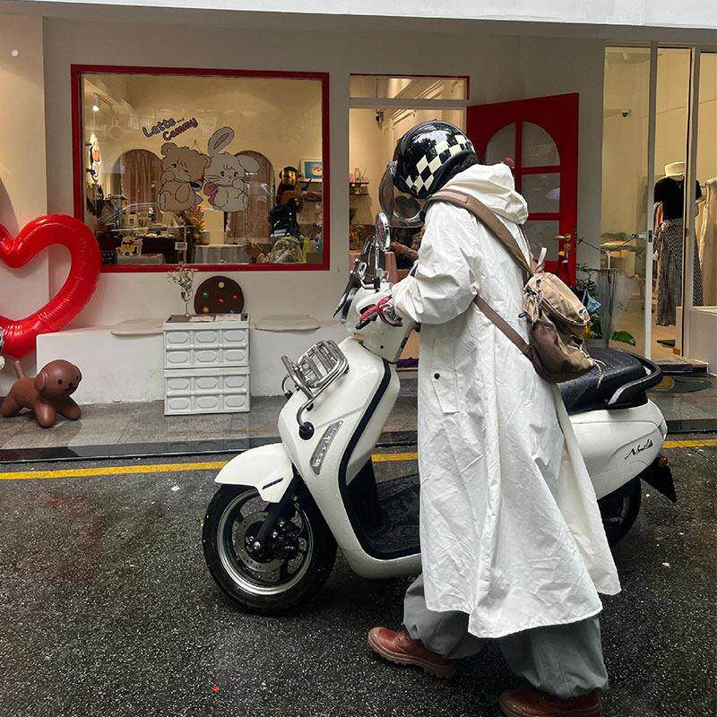 暴雨踏板摩托车专用雨衣防暴雨加厚加大骑行男女士电动车冲锋衣