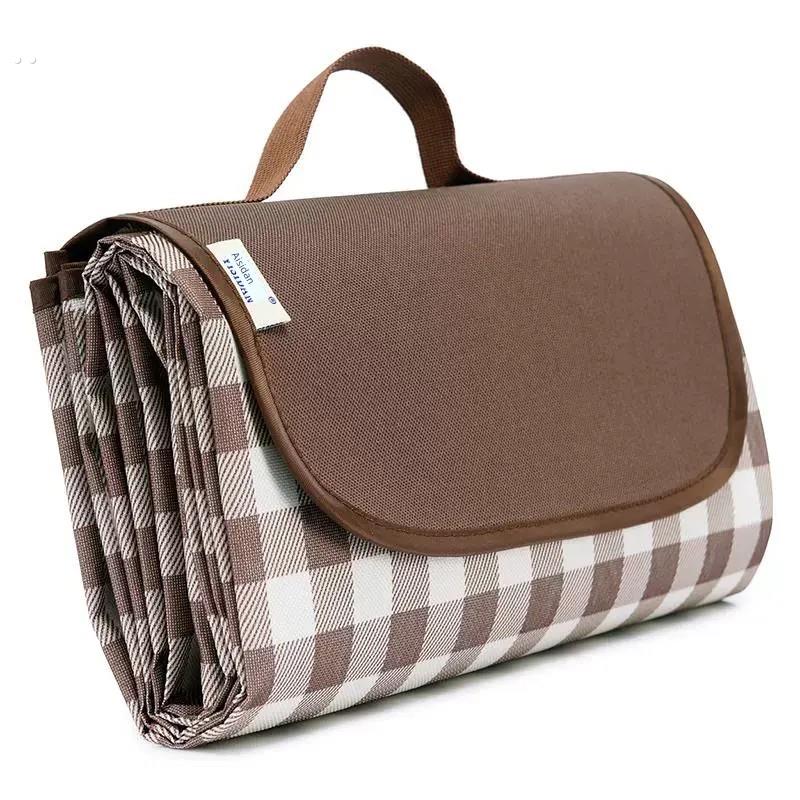 户外露营式防潮地垫野餐垫防水防沙沙滩加厚牛津布公园野餐便携式