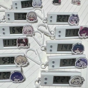 崩坏星穹铁道小挂表流萤砂金电子表学生静音考试专用手表书包挂件