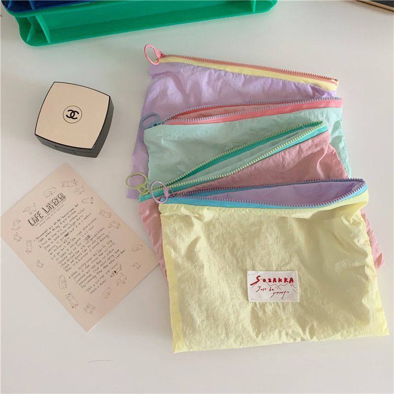 收纳包马卡龙化妆包女2025新款便携卫生巾迷你小包收纳袋零钱包