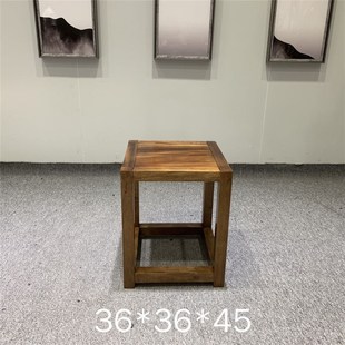胡桃木小方凳实木小凳子四方凳家用矮凳小板凳客厅小椅子换鞋凳