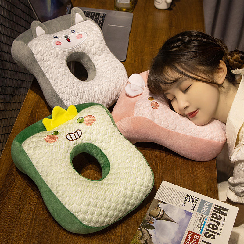 冰丝豆豆午睡枕办公室上班用趴桌子睡觉枕午休枕学生透气趴抱枕头,居家布艺,午睡枕,淘宝优惠券,粉丝福利购,淘宝优惠卷