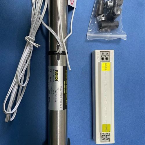 奥科aok电动蜂巢帘天窗电机蜂巢电机变压器日夜帘百叶帘电机窗帘