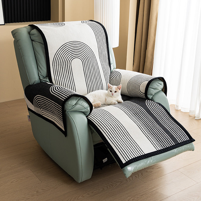 单人沙发垫四季通用一体坐垫椅头等舱盖布巾功能沙发垫