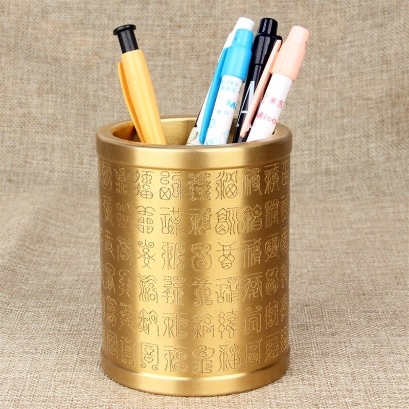 铜笔筒百福笔筒五牛笔筒花鸟笔筒家居工艺礼品,家居饰品,装饰摆件,淘宝优惠券,粉丝福利购,淘宝优惠卷