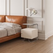 谷及 设计感床头柜沙发边柜简约柜子小柜子收纳柜柜