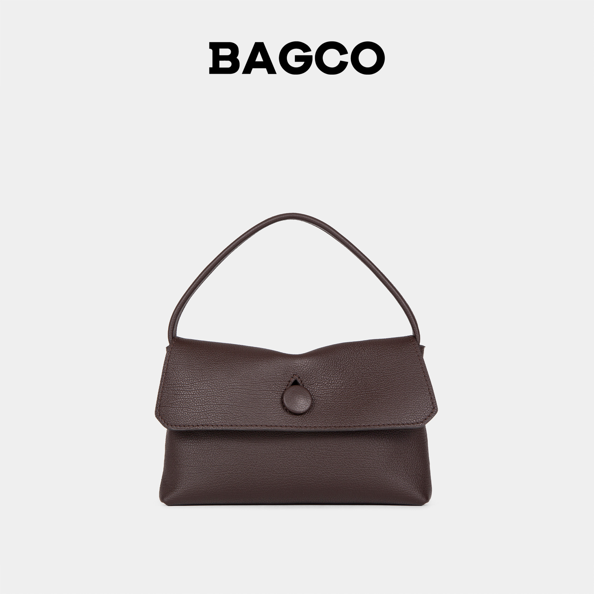 BAGCO手掌包胎牛皮颈纹双肩带手拎斜挎【小号】