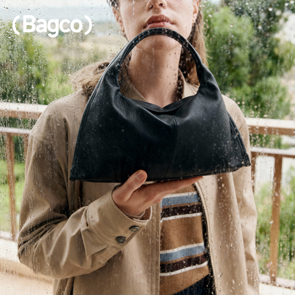 BAGCO头层小羊皮云朵包单肩斜挎