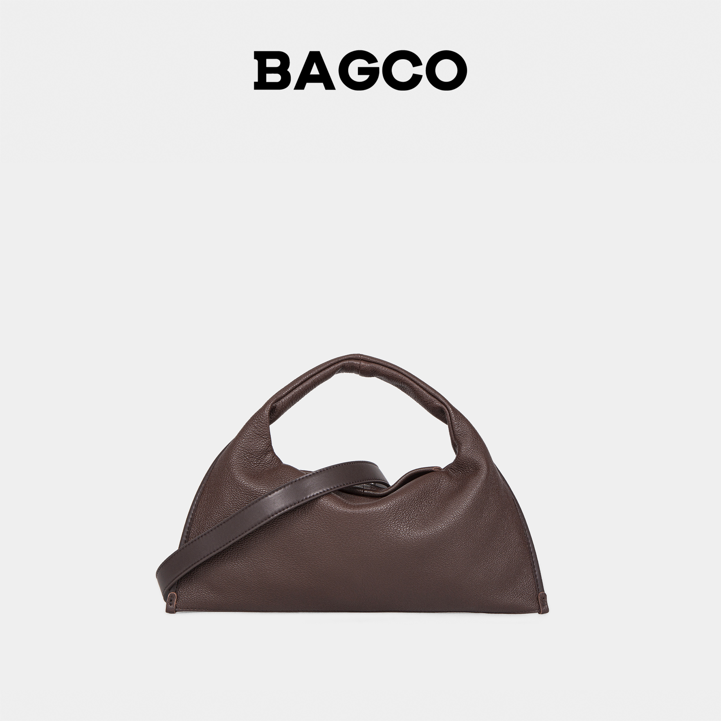 BAGCO头层小羊皮云朵包单肩斜挎