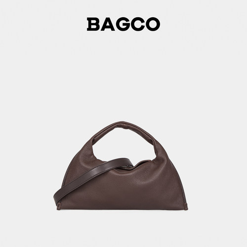 BAGCO头层小羊皮云朵包单肩斜挎