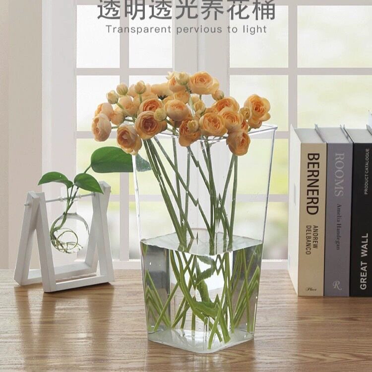 亚克力醒花桶透明养花桶