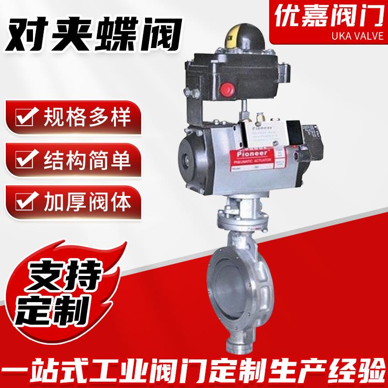 温州厂家对夹蝶阀气动阀门偏置心蝶阀高性能蝶阀D673H