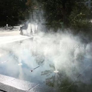 景区互动雾森 景观造雾 夏日避暑创意水雾户外公园 冷雾门 水雾门