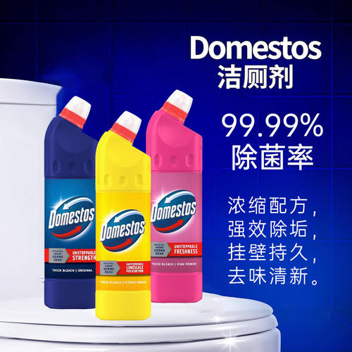 英国进口DOMESTOS洁厕剂除垢除菌
