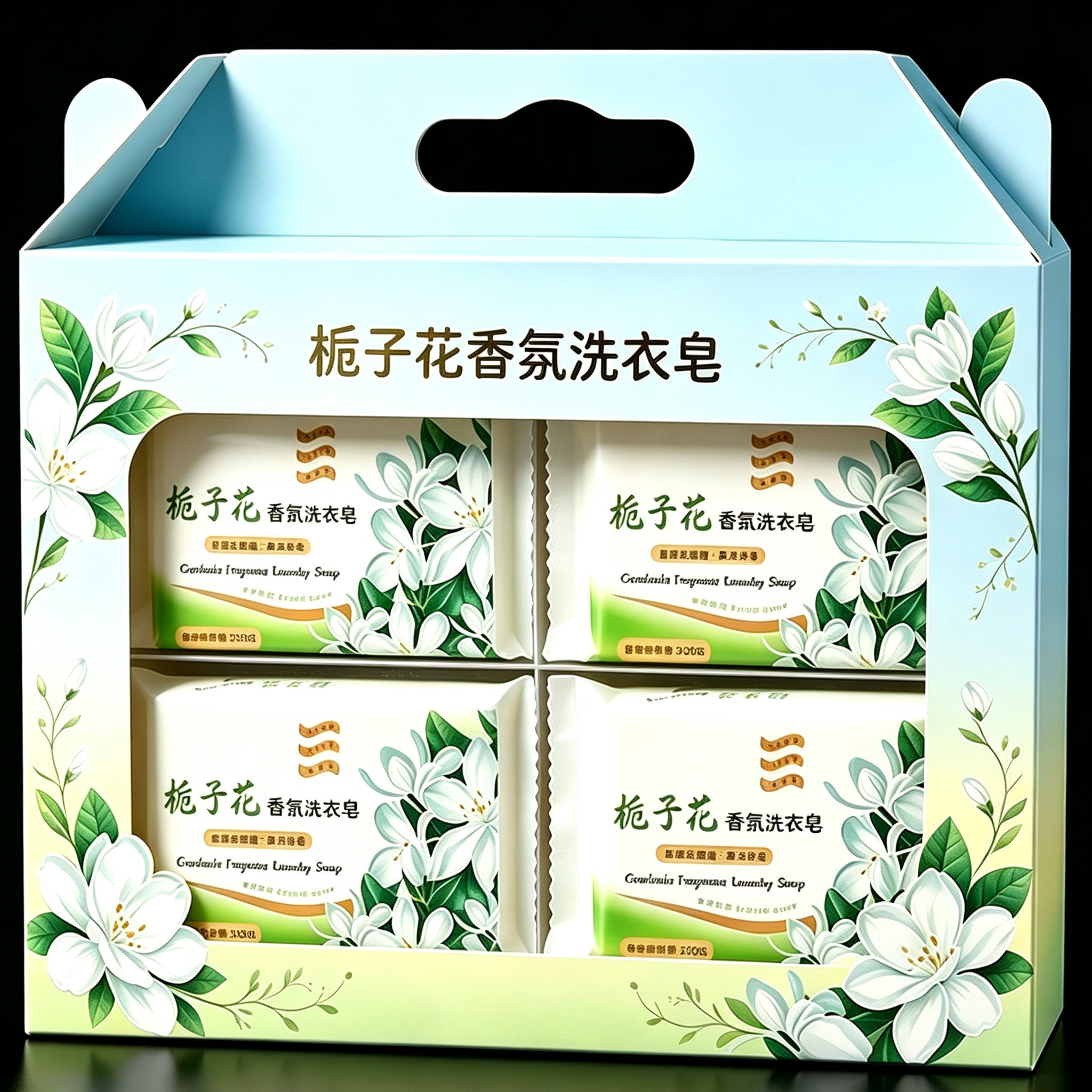 清爽栀子花洗衣皂去污洁净很柔软