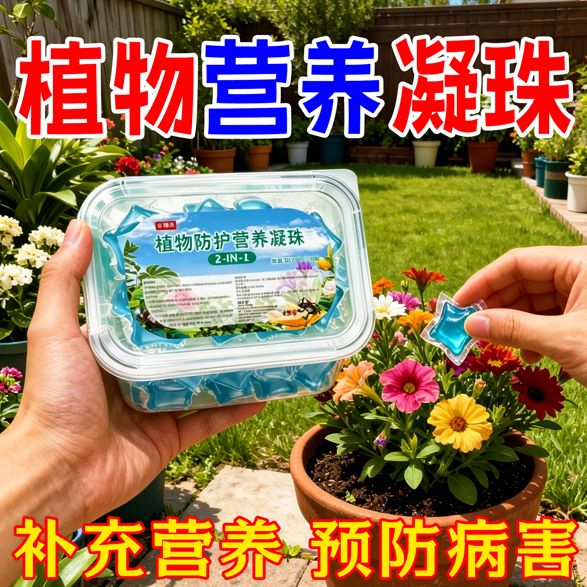 植物防病害活力凝珠养花卉