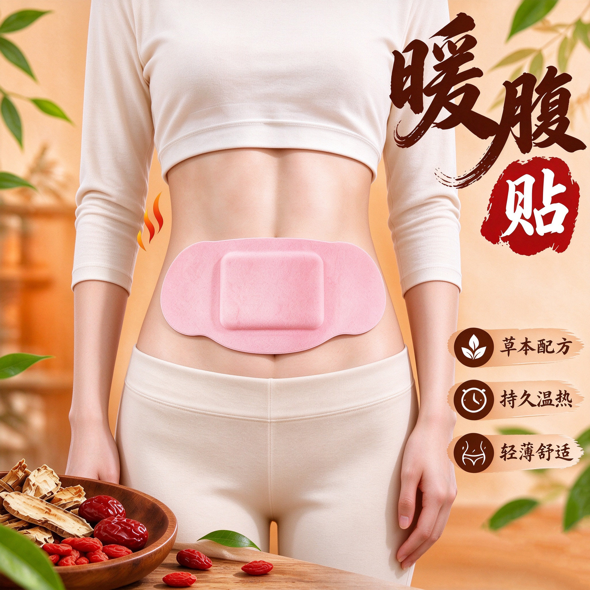 尚婉堂艾草暖腹热敷贴持久温热