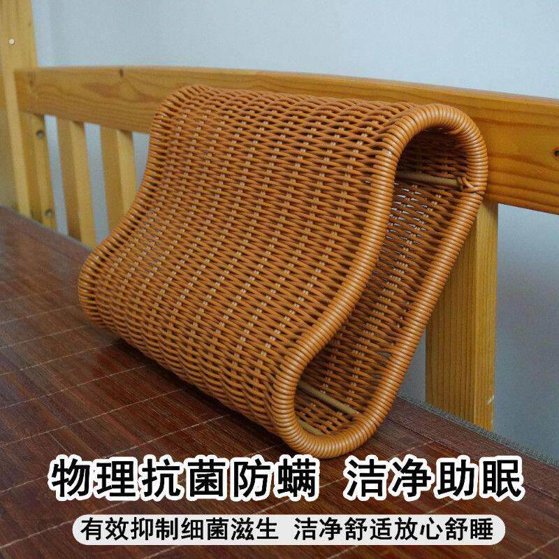 凉席枕头夏用凉枕护颈椎腰靠车驾靠垫镂空抱枕凉枕头夏季夏凉枕头