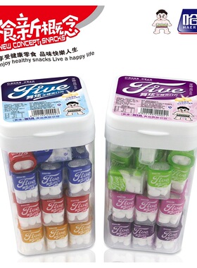 哈儿舞炫无糖薄荷糖水果味清凉润喉糖果爽口压片硬糖零食休闲食品