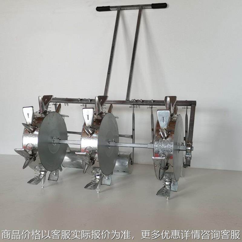 人力手推三行三轮施肥播种花生大豆玉米黄豆滚轮播种机,农机/农具/农膜,播种栽苗器/地膜机,淘宝优惠券,粉丝福利购,淘宝优惠卷