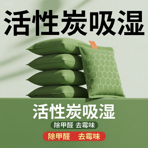 活性竹炭包衣柜抽屉防潮除霉