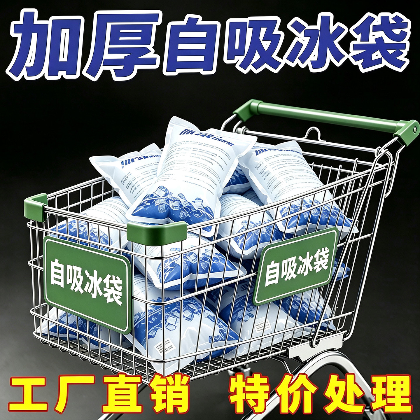 注水冰袋快递运输冷冻保鲜可复用