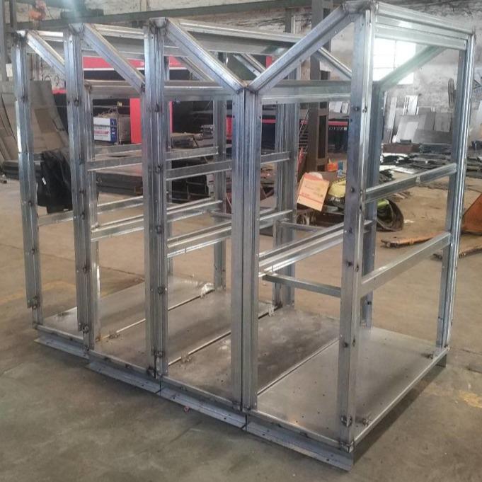 厂家销售Q235/Q195b20*20方通机械机架结构件机架气保焊焊接