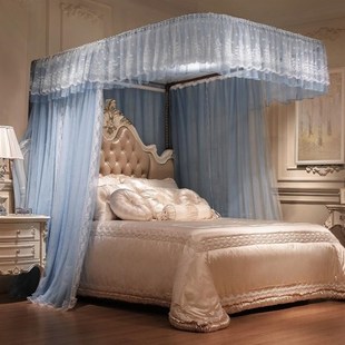 落地家用高级豪华宫廷W纹账公主风文 1米8大床高端蚊帐2024年新款