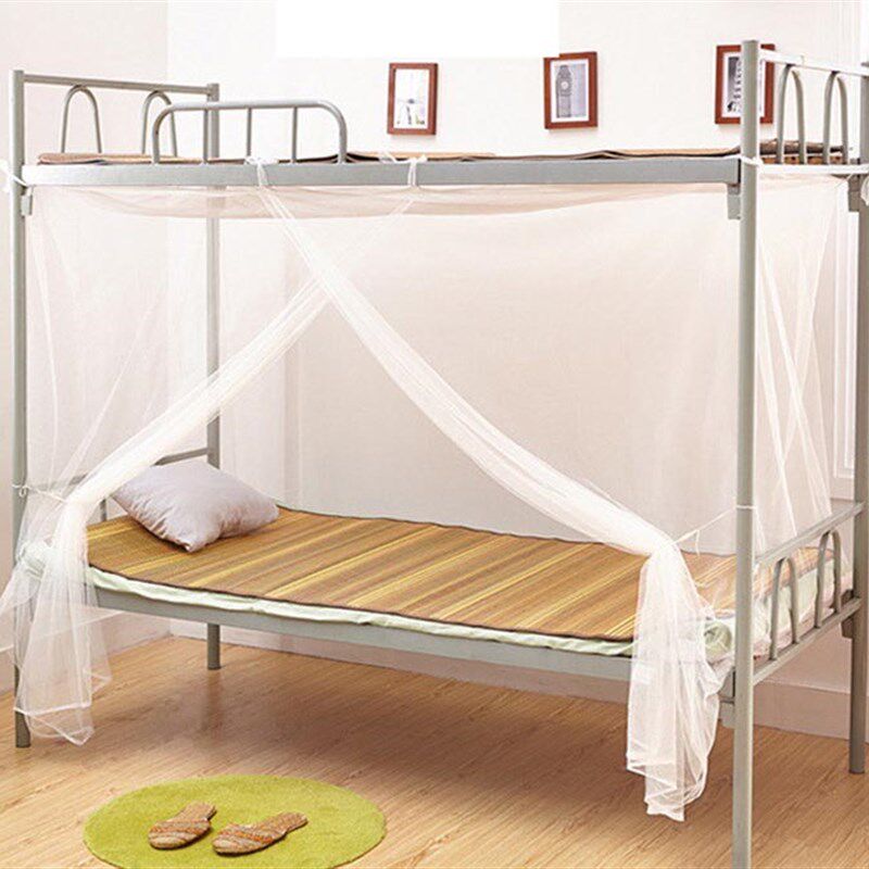 学生宿舍蚊帐方顶上下铺老式蚊帐免安装学生通用防蚊洞洞夏天蚊帐