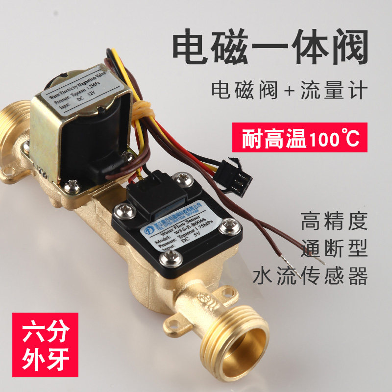 电磁流量控制一体WFS-E-B006S耐高温自养殖猪电磁流量控制