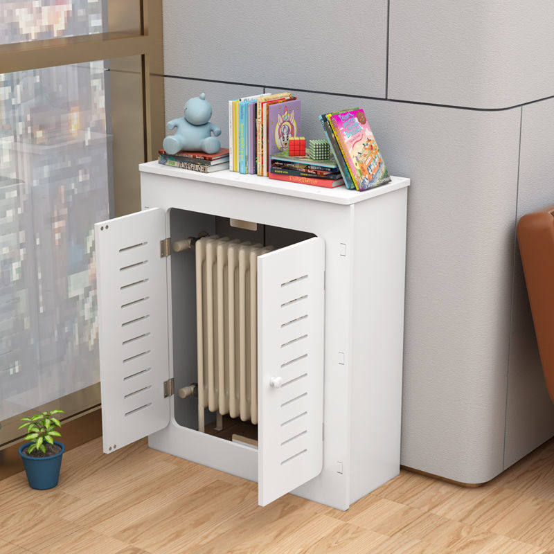 地暖分水器遮挡罩水表门管道装饰燃气热水器遮丑板暖气片遮挡柜