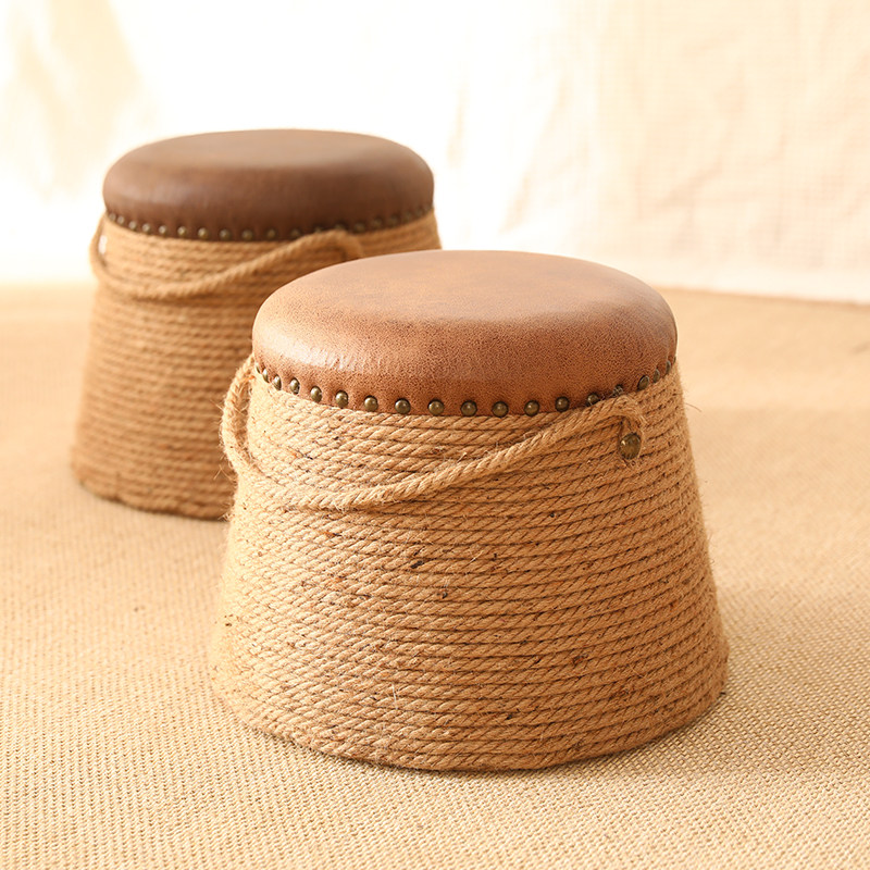手工麻绳蒲团坐垫地上懒人坐墩地板地毯地墩