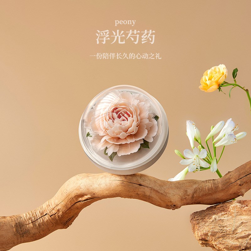 聿君集非遗文创陶瓷手捏牡丹花散香器车载香薰女朋友闺蜜母亲节礼