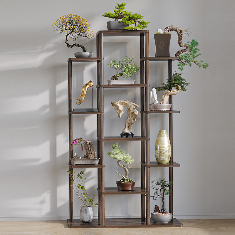 中式现代简约多宝阁茶室茶具展示架酒架书架收纳柜隔断架博古架,住宅家具,多宝格/博古架,淘宝优惠券,粉丝福利购,淘宝优惠卷