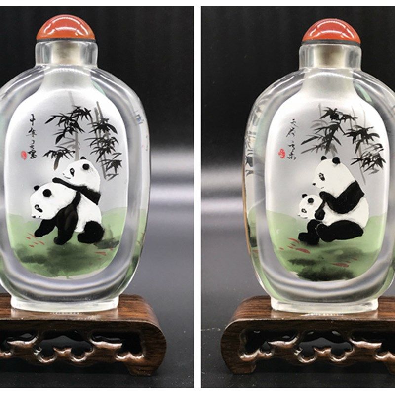 瓶内画 中国特色 手工 手绘 鼻烟壶内画 商务外交出国 礼品