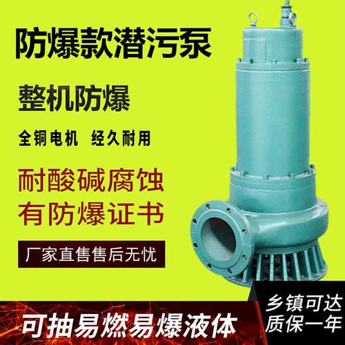 供应BT4/CT4防爆潜水污水泵2.2kw可做304/316耐腐蚀耐酸隔爆泵