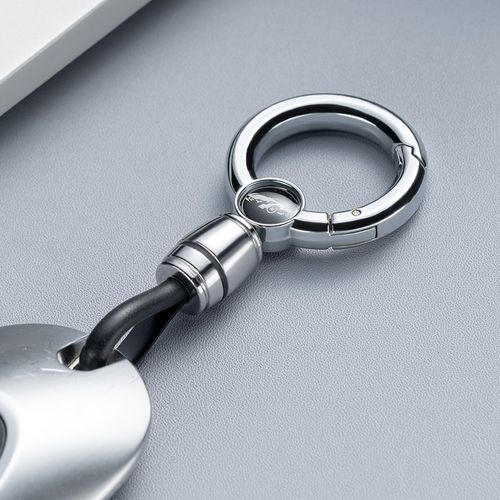 汽车钥匙扣挂件金属简约钥匙链腰挂扣环挂饰商务防丢锁匙扣男女